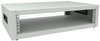 Rack Cabinet, Desk Top, 8U, Steel, Grey; Cabinet Style Hammond - 51R3573 - Newark, An Avnet Company