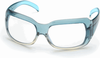 Elvex Chica Safety Glasses with Light Blue Frame and Clear - SG-42C - Safety Glasses USA