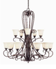 Large Chandeliers-Glass Shade - 230246 - Light Center (The)