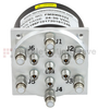 SP6T Latching DC to 40 GHz Terminated Electro-Mechanical Relay Switch, Self Cut Off, Indicators, Reset, 3W, 28V, 2.92mm - FMSW6322 - Fairview Microwave Inc.