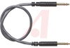 Plug Cable Assembly; Bantam; Brass (Plug); PVC; Black (Plug), Gray (Cable); PVC -- 70197174