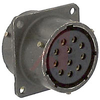 CONNECTOR,THRU BULKHEAD RECEPTACLE,SIZE18,11#16 PIN/11#16 SOCKET CONTACT - 70011533 - Allied Electronics, Inc.