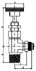 Low Pressure Needle Valve -- 312CP02X04 - Image