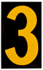 Bradylite Reflective Numbers & Letters - 5000-3 - Brady Corporation