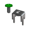 Low Profile PC Mount w/Green Screw-Unassembled - 8198-6 - Keystone Electronics Corp.