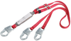 Protecta PRO Pack Red Shock-Absorbing Lanyard - 6 ft Length - 840779-01158 - 840779-01158 - R. S. Hughes Company, Inc.