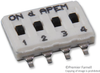 Switches, Dip, 4 Position, Recessed Slide; No. Of Circuits Apem - 07H6737 - Newark, An Avnet Company