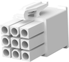 Plug Housing, 9Pos, 4.2Mm, Natural; Product Range Amp Te Connectivity - 19J3549 - Newark, An Avnet Company