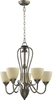 6008-5-58 Mid. Chandeliers-Glass Up - 435945 - Capital Lighting, Inc.