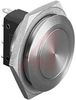 Switch, Pushbutton, domed; vandal resistant; SPCO 5A 250V; 28mm dia. - 70099373 - Allied Electronics, Inc.