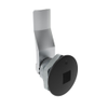 Quarter-Turn Cam Latch, 8 mm Square Recess, 18mm  Grip, Not Sealed, Zinc Alloy, Powder Coat, Black - E5-1-085-100 - Southco