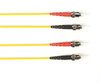 25m (82.0ft) STST YL OM4 MM Fiber Patch Cable INDR Zip OFNR - FOCMRM4-025M-STST-YL - Black Box