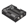 3 AA Cell Holder with Snap-on Connectors -- 2475 - Image