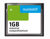 Industrial Compact Flash Card, C-300 Longevity, 1 GB, SLC Flash, -40°C to +85°C -- SFCF1024H1BK2MT-I-MO-553-SMA - Image