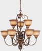 969-243 Mid. Chandeliers-Glass Up - 426481 - Capital Lighting, Inc.