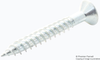 Csk Head Pozidriv Wood Screw, Steel, 10G; Thread Size Imperial Tr Fastenings -- 27AC4125