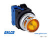 IDEC Pushbutton Illuminated - ALFD224602DNUY - Galco Industrial Electronics