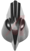 Knob, Pointer; fits 1/4 inch shaft; Black - 70152460 - Allied Electronics, Inc.