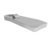 Quarter-Turn Cam Latch Cam, 18mm  Grip, Stainless Steel, Passivated - E5-8010 - Southco