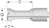 One-Piece Alfacrimp Fittings, SUPERCAT Flange - S Series -- S-2432-CFLS - Image