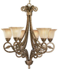 P4202-91C Mid. Chandeliers-Glass Up - 762337 - Capital Lighting, Inc.