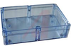 Enclosure,Transparent Blue Polycarbonate,NEMA,IEC52,IP65,9.45Lx6.30Wx3.54H in - 70147787 - Allied Electronics, Inc.