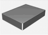 Small ceramic (ferrite) rectangular magnets -- 55B1007518 - Image