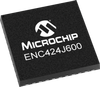 10/100 Base-T/TX Ethernet Controller with SPI Interface -- ENC424J600