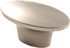 Ellipse Knob, Satin Nickel - 814600 - HardwareSource, Inc.