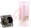 connector,metal circular,box mounting receptacle,size 10,6 #20 crimp pin contact - 70143471 - Allied Electronics, Inc.