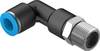 Push-in L-fitting, long - QSLL-3/8-10 - Festo Corporation