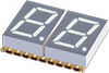 0.4" DOUBLE DIGIT ORANGE SMD LED DISPLAY -- ACDC04-41SEKWA-F01 - Image