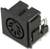 Din Audio / Video Connector, Socket, 7, Pcb Mount, Plastic Body, Silver Plated Contacts Rohs Compliant Pro Signal - 69R9967 - Newark, An Avnet Company