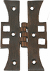 Art Deco Cast Brass 