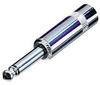 Neutrik NYS224 1/4 Inch TS Connector - Nickel & Silver -- NEUNYS224