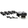 D-Sub, D-Shaped Connector Backshells, Hoods - 4672-MHD45PPK9-DB9P-K-ND - DigiKey