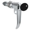 Quarter-Turn Cam Latch, Key Locking , L-Handle, Pad Locking, Sealed, Zinc Alloy, Chrome Plated, Bright - E5-7A-712-UU4-13 - Southco