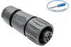 Circular Connector Receptacle 3 Position Cable; Product Range Amphenol Sine/tuchel - 81K1468 - Newark, An Avnet Company