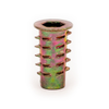 E-Z Hex™ Threaded Insert for Soft Wood - Flanged - 1/4-20 x 20mm - 901420-20 - E-Z LOK