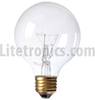 25-Watt Rough Service Incandescent G25 MED Clear - L-215 - Litetronics International, Inc.
