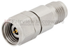 2 dB Fixed Attenuator 2.4mm Male (Plug) to 2.4mm Female (Jack) Up to 50 GHz Rated to 1 Watt, Passivated Stainless Steel Body, 1.75 VSWR - SA5074-02 - Fairview Microwave Inc.