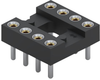 Dip Socket, 8Pos, 2.54Mm, Through Hole; No. Of Contacts Mill Max - 57AC0139 - Newark, An Avnet Company