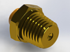 Precision Metal Orifices - Push-On Tube Adapters, 1/4