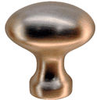Solid Brass Egg 1 Inch Cabinet Knob, Satin Nickel - 817108 - HardwareSource, Inc.