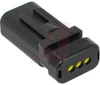 CONNECTOR, AMPSEAL 16, CAP ASSEMBLY, 3 POSITION, 14-18 AWG, YELLOW - 70084777 - Allied Electronics, Inc.