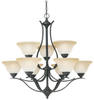 SL863922 Mid. Chandeliers-Glass Up - 751271 - Capital Lighting, Inc.