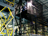 Hydraulic Straddle Vertical Reciprocating Conveyor -- FLH-1