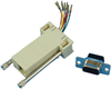 Modular Adaptor, Db9 Receptacle-Rj45 8 Position Jack; In Line Connector A L-Com - 26H0380 - Newark, An Avnet Company