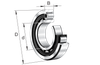 Precision Cylindrical Roller Bearings - NU222-E-XL-M1 - Pacific International Bearing, Inc.