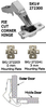 Generic Pie Cut Corner Hinge - 272300 - HardwareSource, Inc.